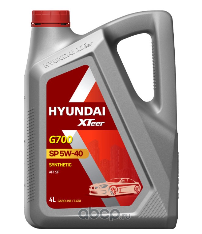 Масло моторное 5W40 HYUNDAI XTeer 4л синтетика Gasoline G700 SN